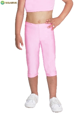 LEGGINS DANZA LYCRA TRE QUARTI ROSA BABY